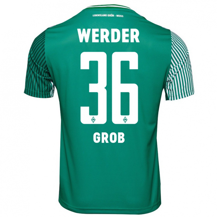 Niño Fútbol Camiseta Christian Groß #36 Verde 1ª Equipación 2023/24