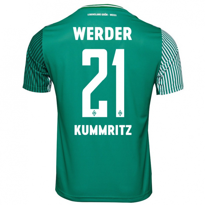 Niño Fútbol Camiseta Liam Kümmritz #21 Verde 1ª Equipación 2023/24