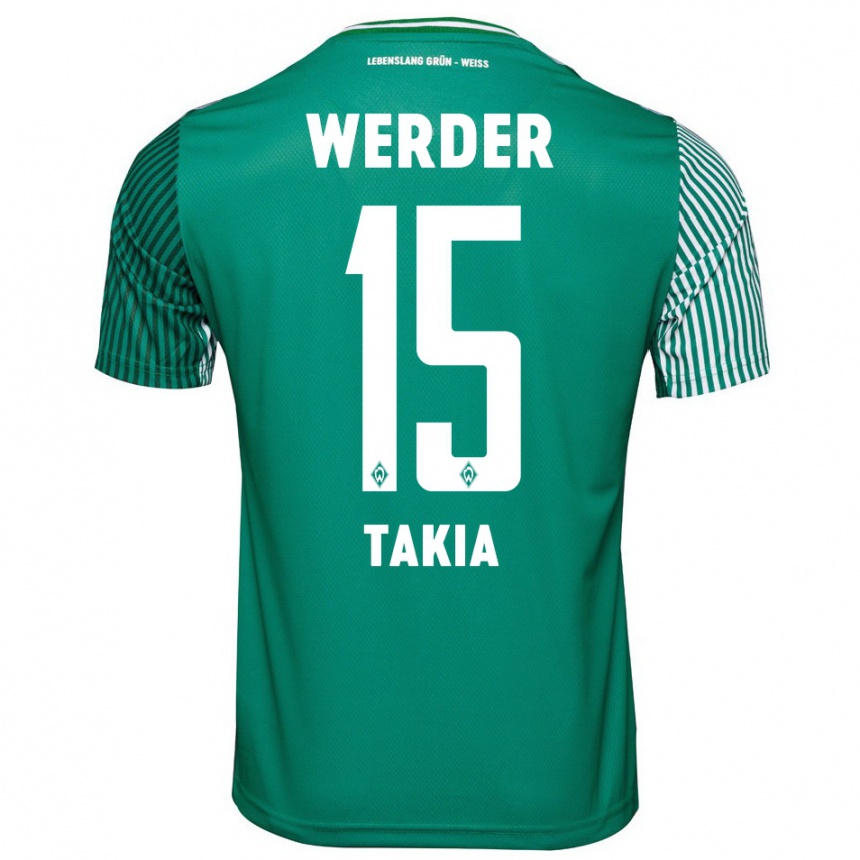 Niño Fútbol Camiseta Toirik Onlam Takia #15 Verde 1ª Equipación 2023/24