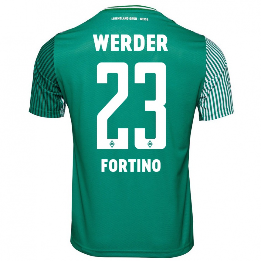 Niño Fútbol Camiseta Pierro Miguel Fortino #23 Verde 1ª Equipación 2023/24