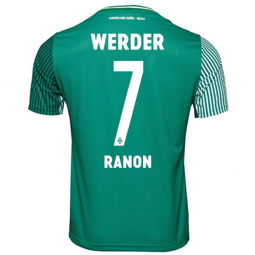 Niño Fútbol Camiseta Yuval Ranon #7 Verde 1ª Equipación 2023/24