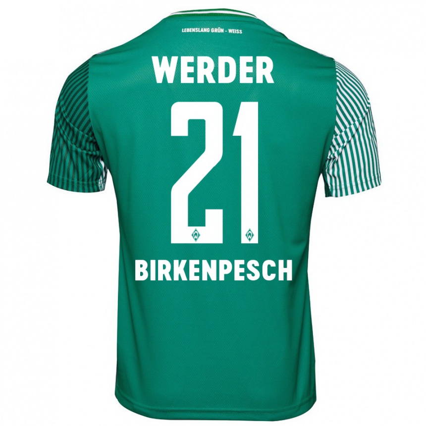 Niño Fútbol Camiseta Noah Birkenpesch #21 Verde 1ª Equipación 2023/24