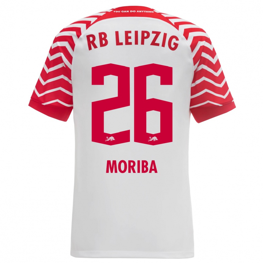 Niño Fútbol Camiseta Ilaix Moriba #26 Blanco 1ª Equipación 2023/24