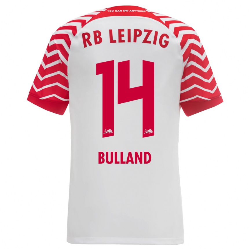 Niño Fútbol Camiseta Anton Bulland #14 Blanco 1ª Equipación 2023/24