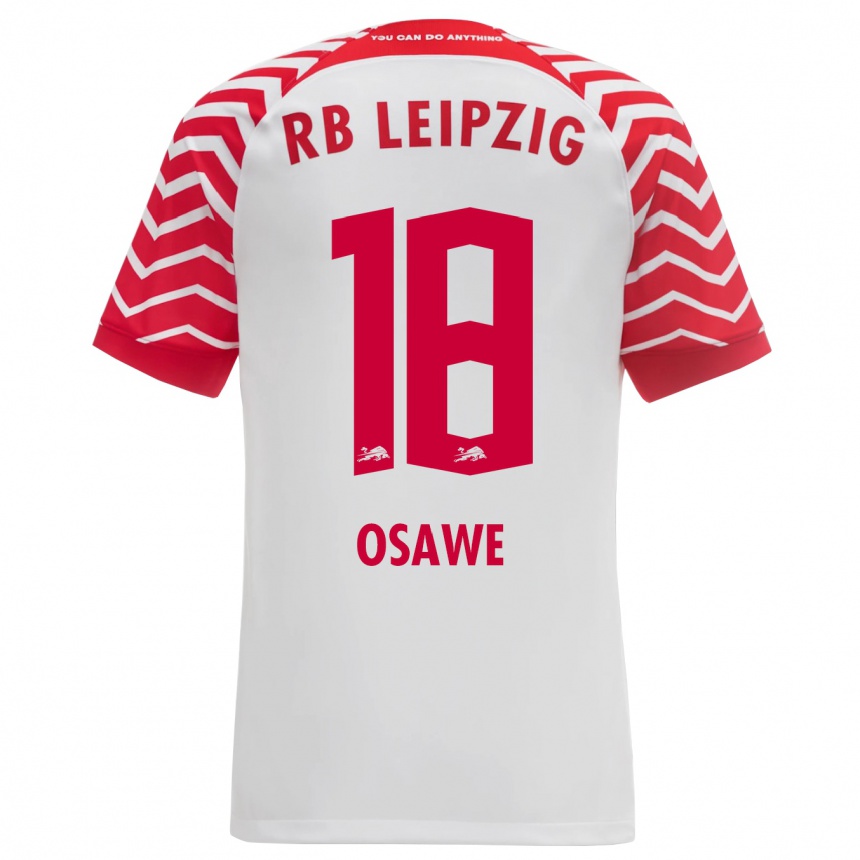 Niño Fútbol Camiseta Winners Osawe #18 Blanco 1ª Equipación 2023/24