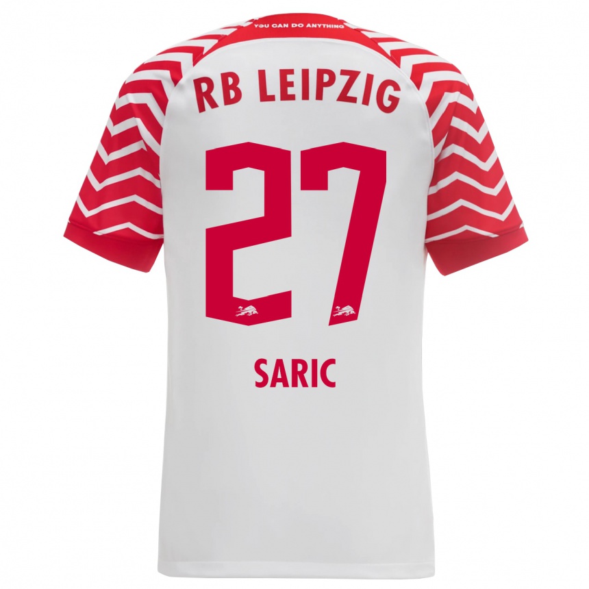 Niño Fútbol Camiseta Lucio Saric #27 Blanco 1ª Equipación 2023/24