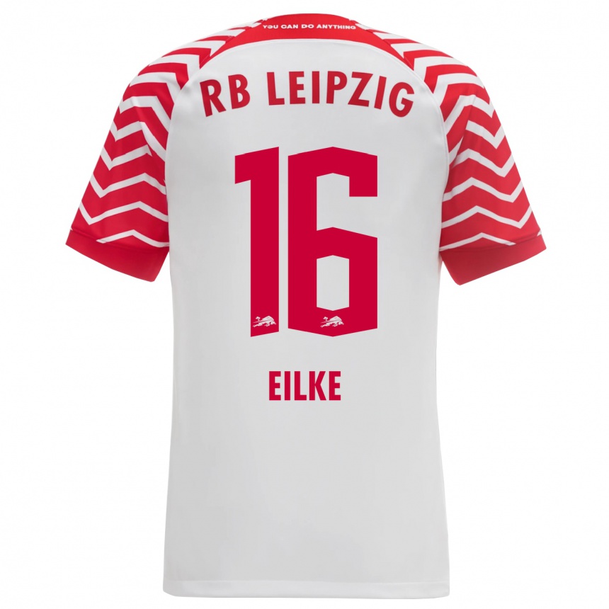 Niño Fútbol Camiseta Lennox Eilke #16 Blanco 1ª Equipación 2023/24