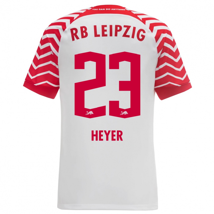 Niño Fútbol Camiseta Friedrich Heyer #23 Blanco 1ª Equipación 2023/24