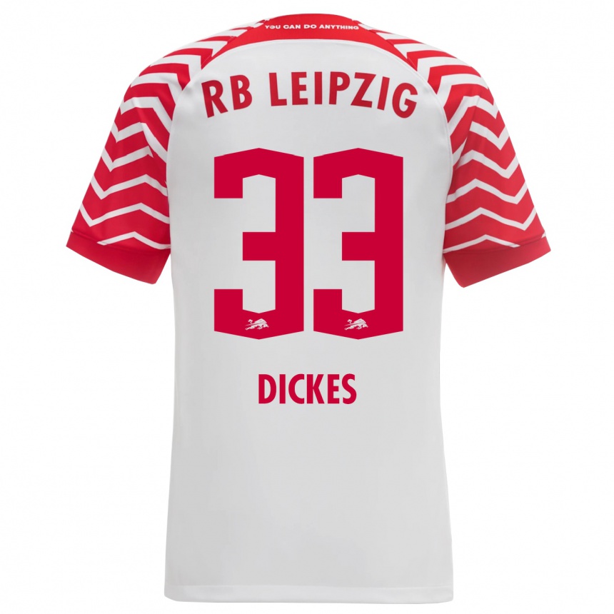 Niño Fútbol Camiseta Fernando Dickes #33 Blanco 1ª Equipación 2023/24