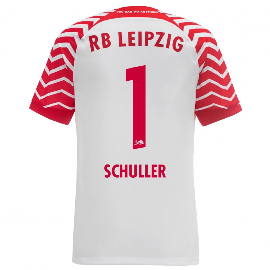 Niño Fútbol Camiseta Gina Schüller #1 Blanco 1ª Equipación 2023/24