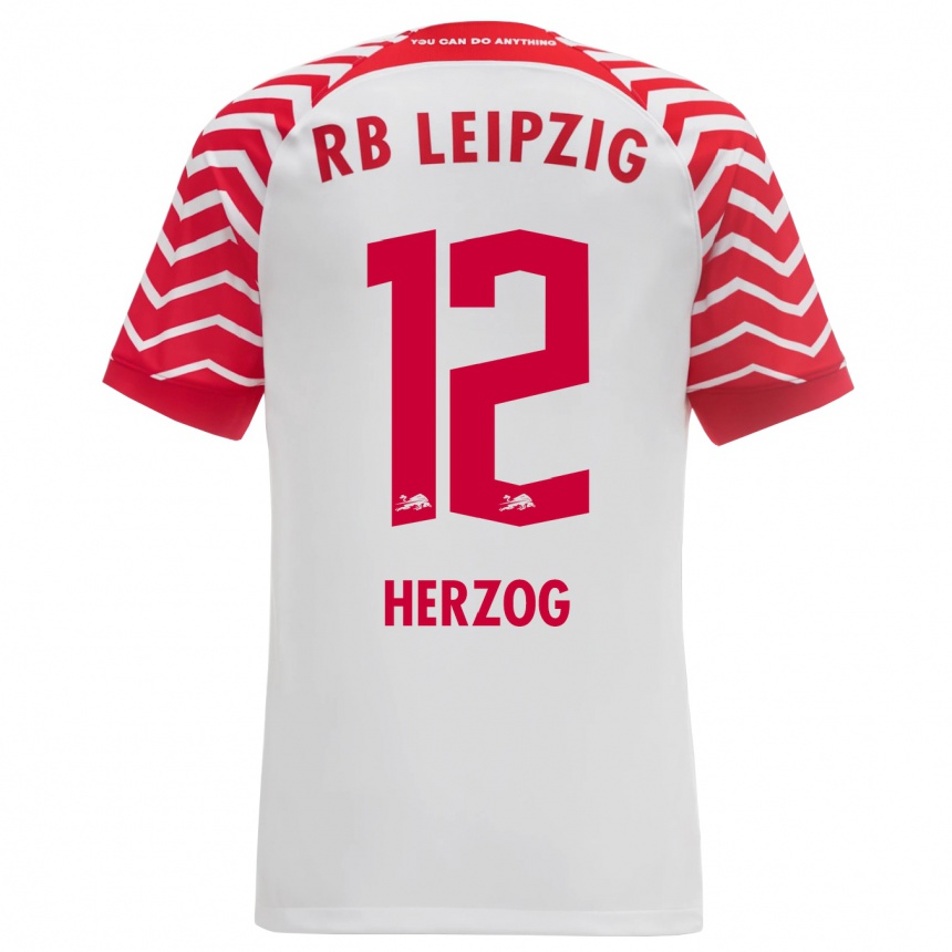 Niño Fútbol Camiseta Elvira Herzog #12 Blanco 1ª Equipación 2023/24