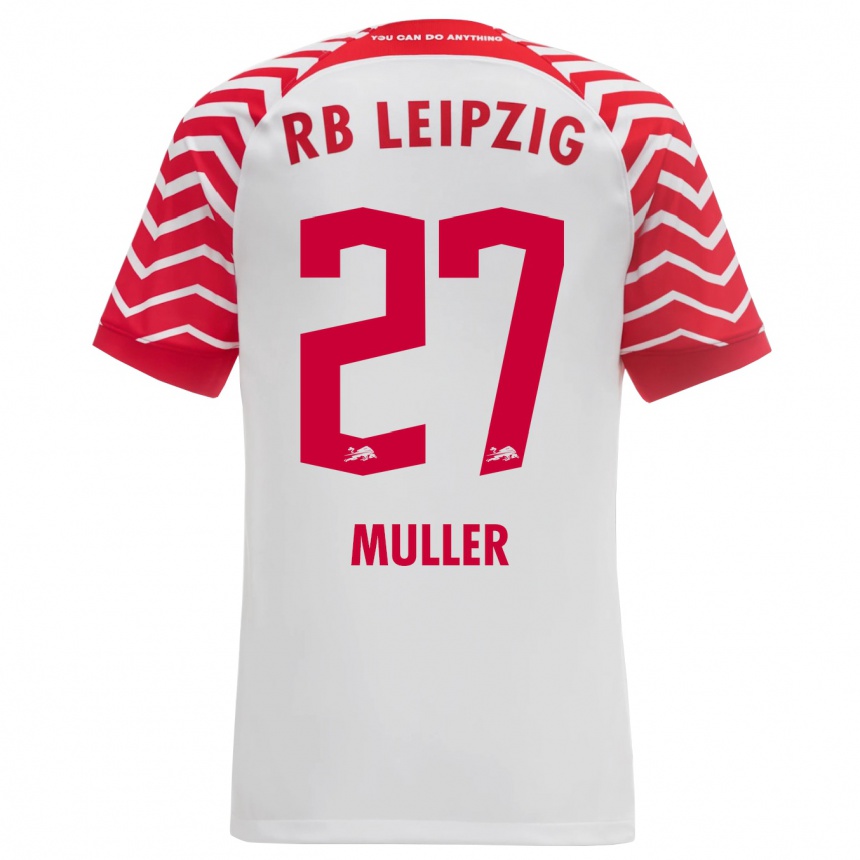 Niño Fútbol Camiseta Marlene Müller #27 Blanco 1ª Equipación 2023/24