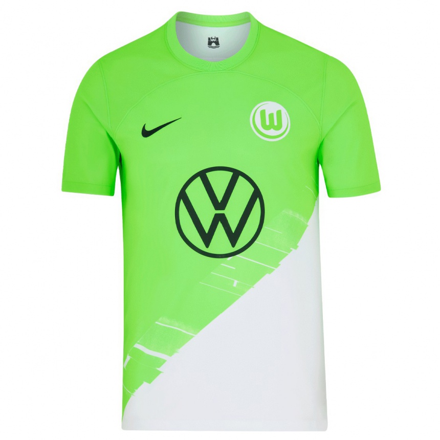 Niño Fútbol Camiseta Max Herrmann #11 Verde 1ª Equipación 2023/24