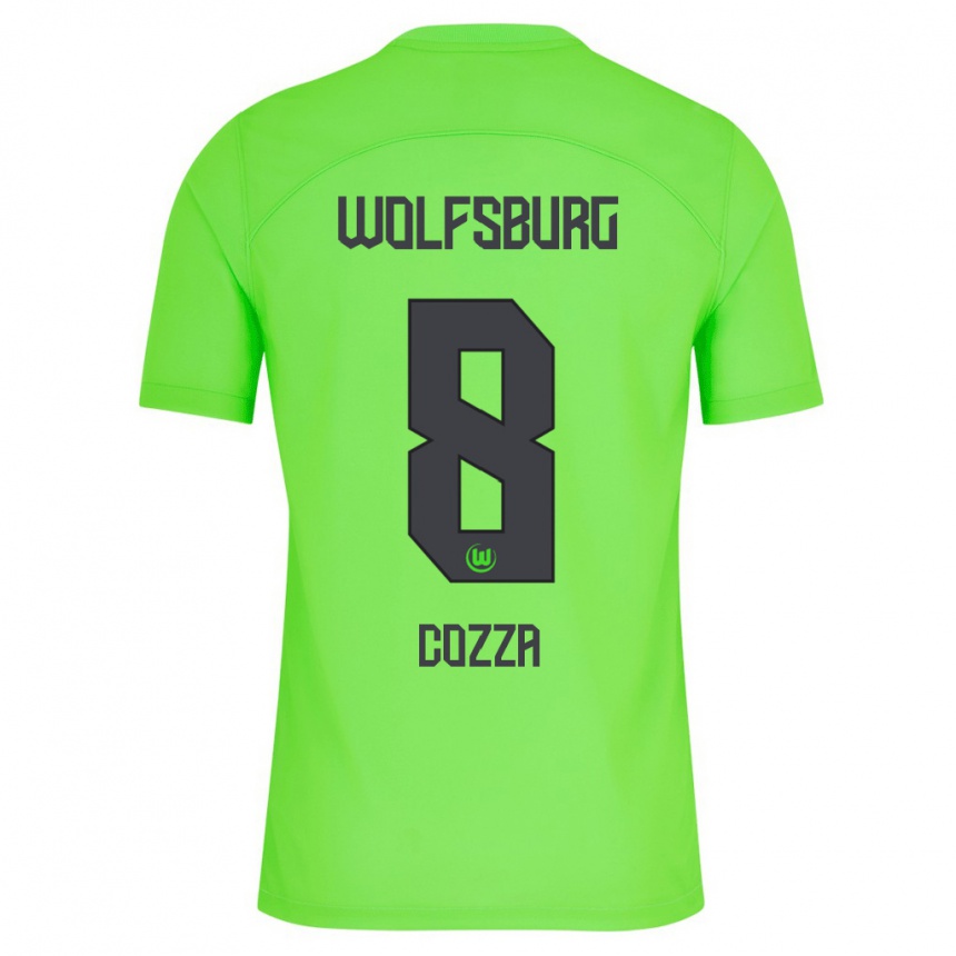 Niño Fútbol Camiseta Nicolas Cozza #8 Verde 1ª Equipación 2023/24