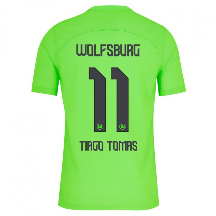 Niño Fútbol Camiseta Tiago Tomás #11 Verde 1ª Equipación 2023/24