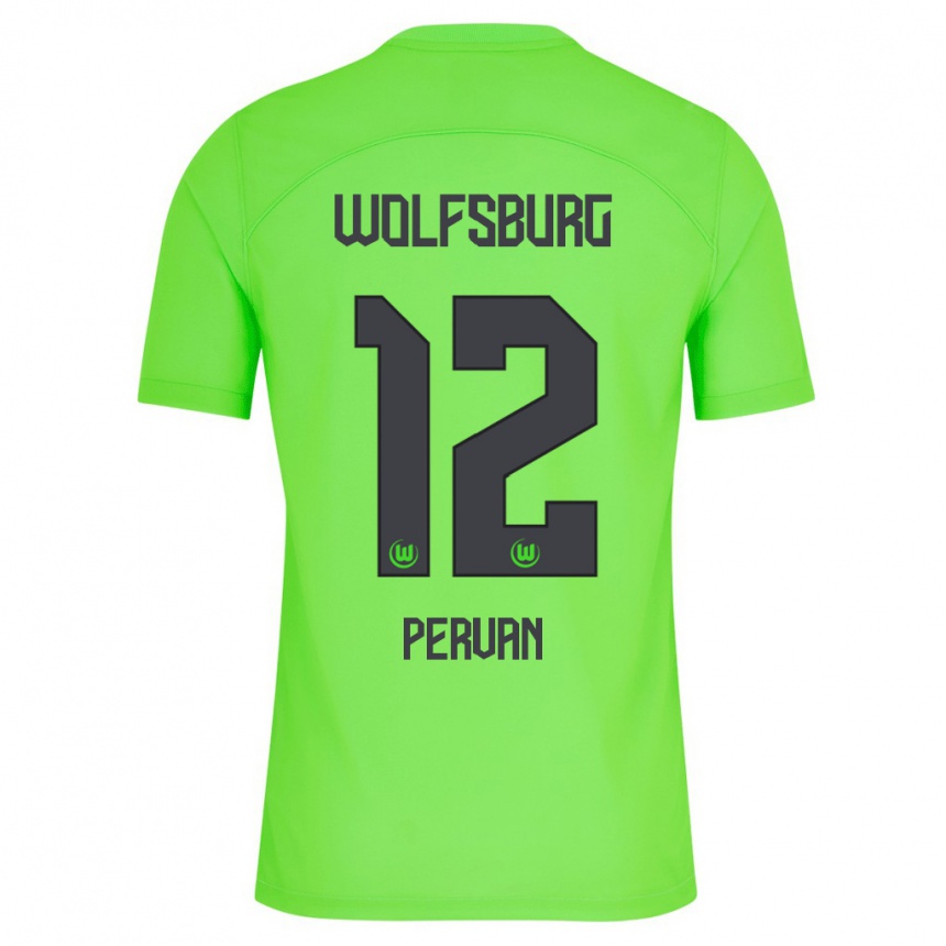 Niño Fútbol Camiseta Pavao Pervan #12 Verde 1ª Equipación 2023/24