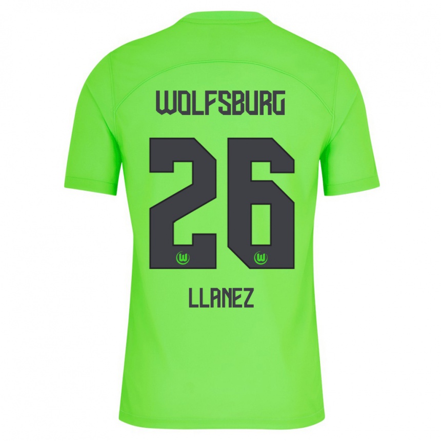 Niño Fútbol Camiseta Ulysses Llanez #26 Verde 1ª Equipación 2023/24