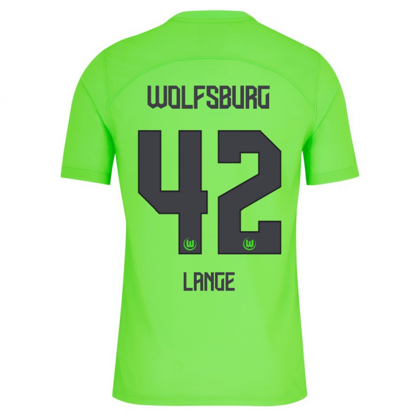 Niño Fútbol Camiseta Felix Lange #42 Verde 1ª Equipación 2023/24