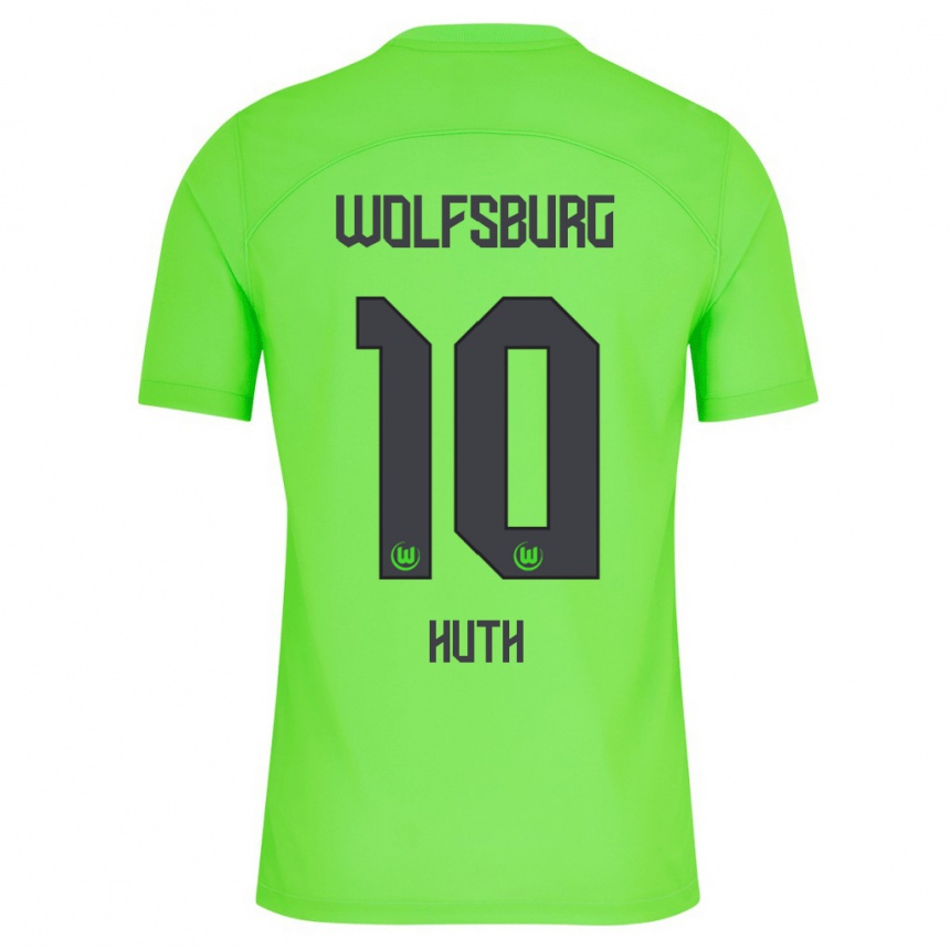 Niño Fútbol Camiseta Svenja Huth #10 Verde 1ª Equipación 2023/24