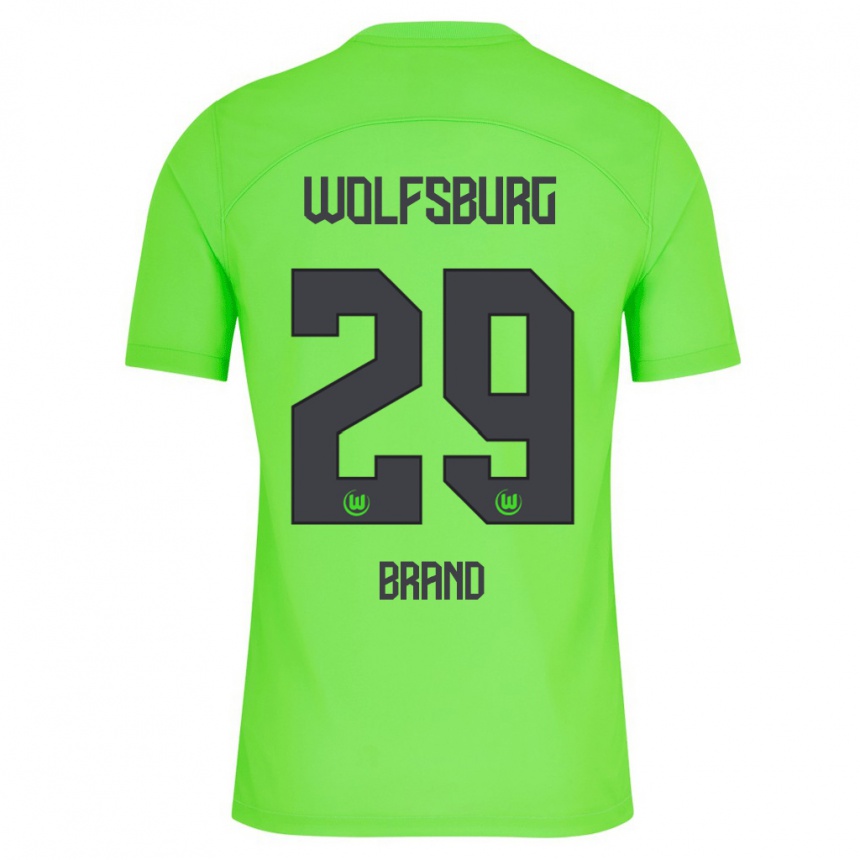 Niño Fútbol Camiseta Jule Brand #29 Verde 1ª Equipación 2023/24