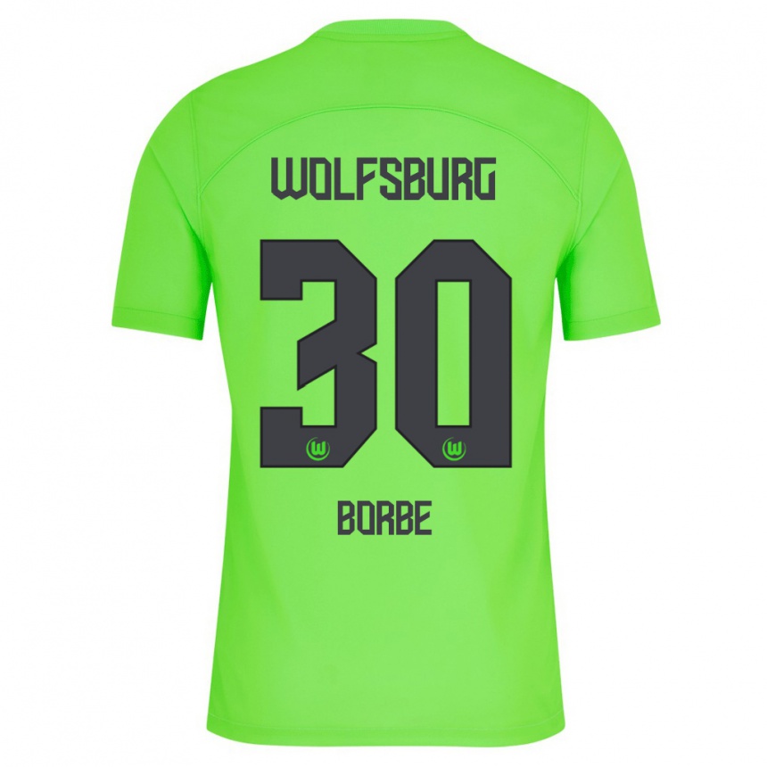 Niño Fútbol Camiseta Anneke Borbe #30 Verde 1ª Equipación 2023/24