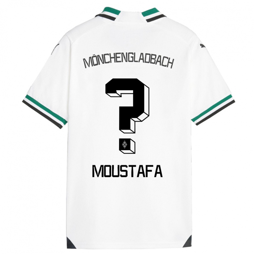 Niño Fútbol Camiseta Seif Ashraf Moustafa #0 Blanco Verde 1ª Equipación 2023/24