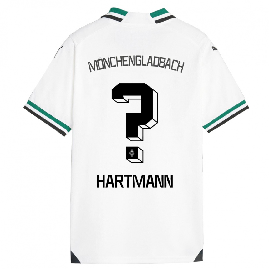 Niño Fútbol Camiseta Miguel Hartmann #0 Blanco Verde 1ª Equipación 2023/24