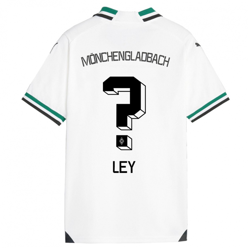 Niño Fútbol Camiseta Marlon Ley #0 Blanco Verde 1ª Equipación 2023/24