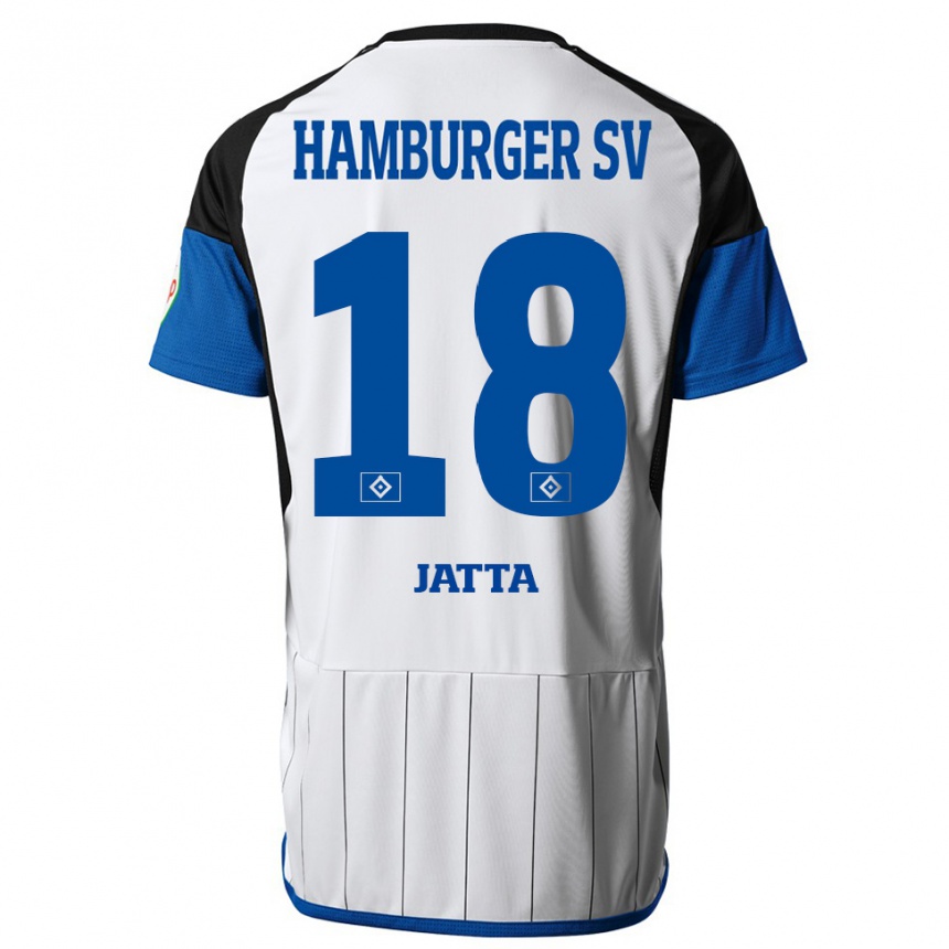 Niño Fútbol Camiseta Bakery Jatta #18 Blanco 1ª Equipación 2023/24