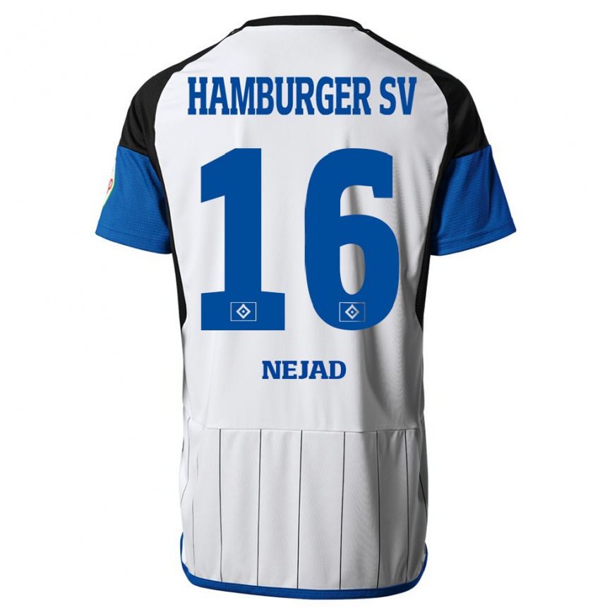 Niño Fútbol Camiseta Milad Nejad #16 Blanco 1ª Equipación 2023/24