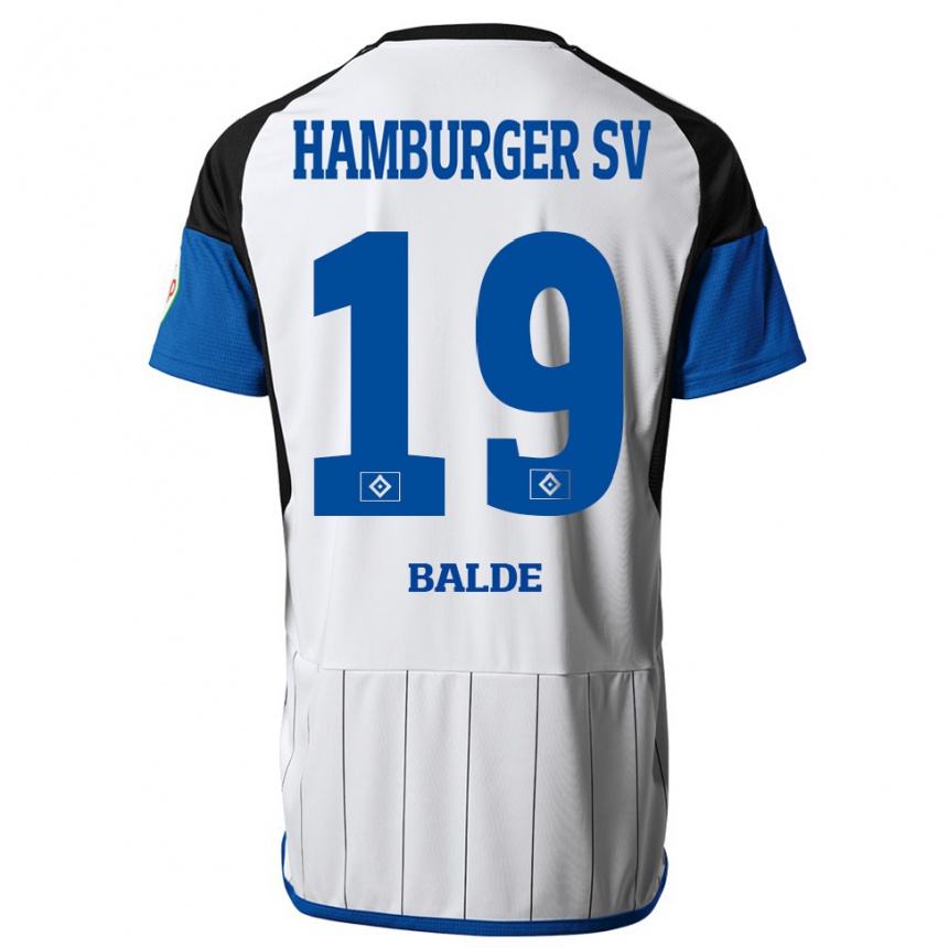 Niño Fútbol Camiseta Saido Balde #19 Blanco 1ª Equipación 2023/24