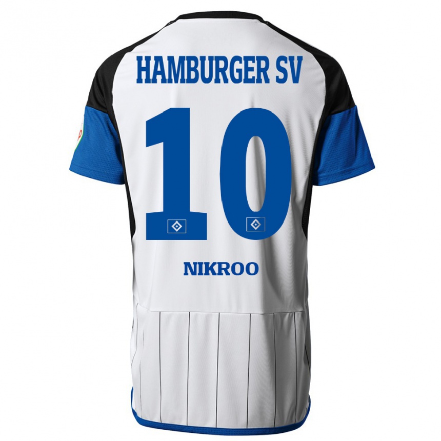 Niño Fútbol Camiseta Sepehr Nikroo #10 Blanco 1ª Equipación 2023/24