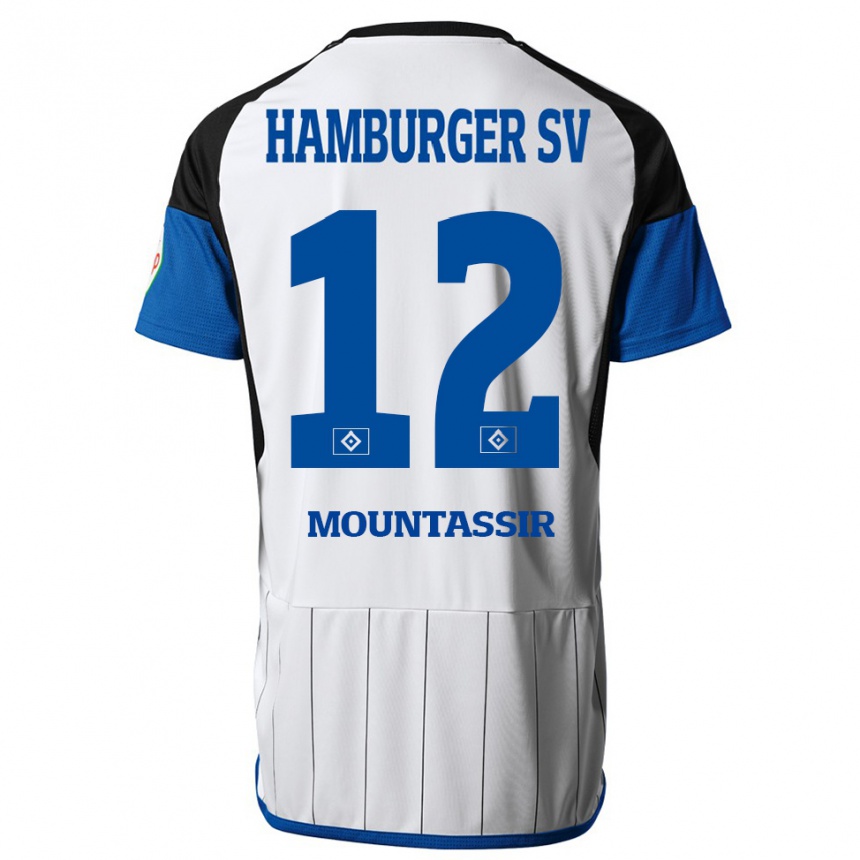 Niño Fútbol Camiseta Youssef Mountassir #12 Blanco 1ª Equipación 2023/24