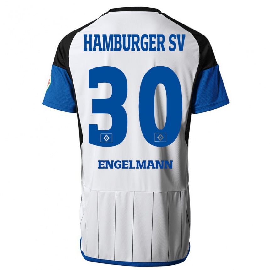 Niño Fútbol Camiseta Timon Engelmann #30 Blanco 1ª Equipación 2023/24