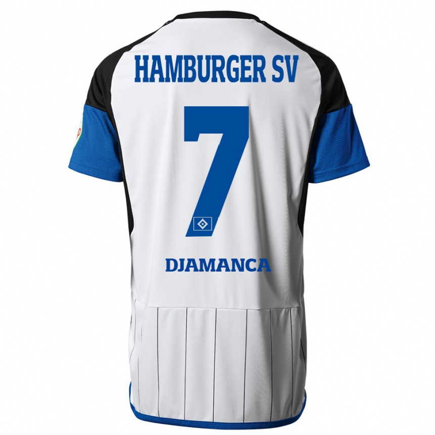 Niño Fútbol Camiseta Ismaila Djamanca #7 Blanco 1ª Equipación 2023/24