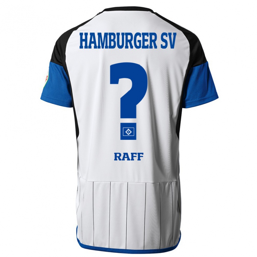 Niño Fútbol Camiseta Dennis Raff #0 Blanco 1ª Equipación 2023/24