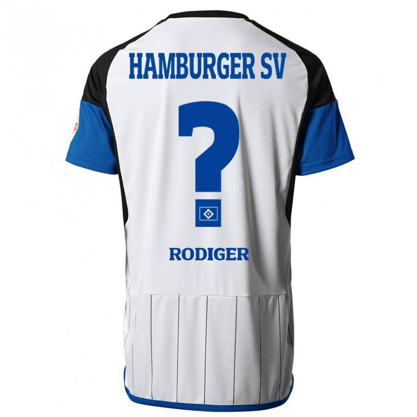 Niño Fútbol Camiseta Philipp Rödiger #0 Blanco 1ª Equipación 2023/24