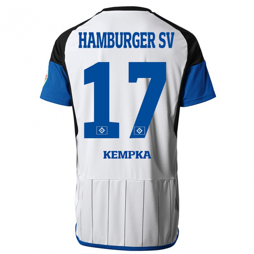 Niño Fútbol Camiseta Sylvana Kempka #17 Blanco 1ª Equipación 2023/24