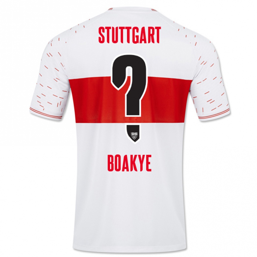 Niño Fútbol Camiseta Benjamin Boakye #0 Blanco 1ª Equipación 2023/24