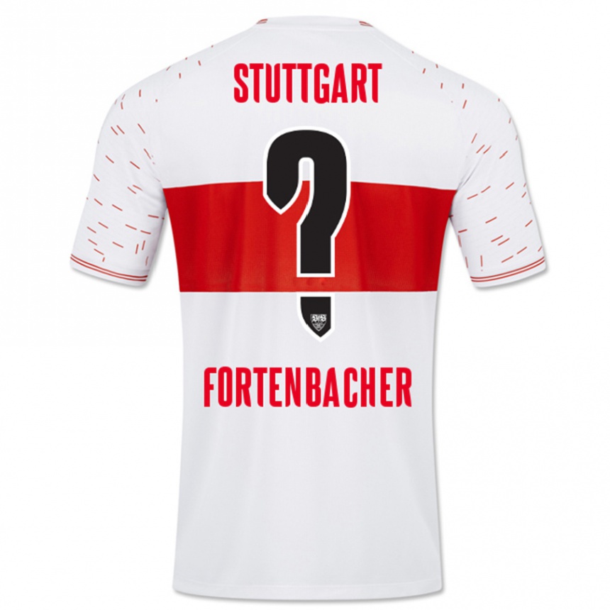 Niño Fútbol Camiseta Jannik Fortenbacher #0 Blanco 1ª Equipación 2023/24