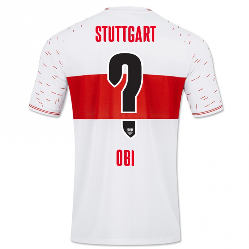 Niño Fútbol Camiseta Collin Obi #0 Blanco 1ª Equipación 2023/24