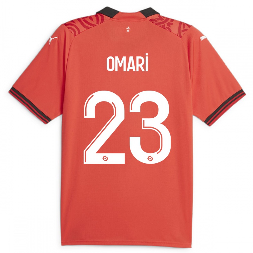 Niño Fútbol Camiseta Warmed Omari #23 Rojo 1ª Equipación 2023/24