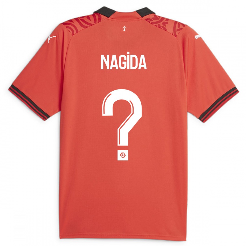 Niño Fútbol Camiseta Mahamadou Nagida #0 Rojo 1ª Equipación 2023/24