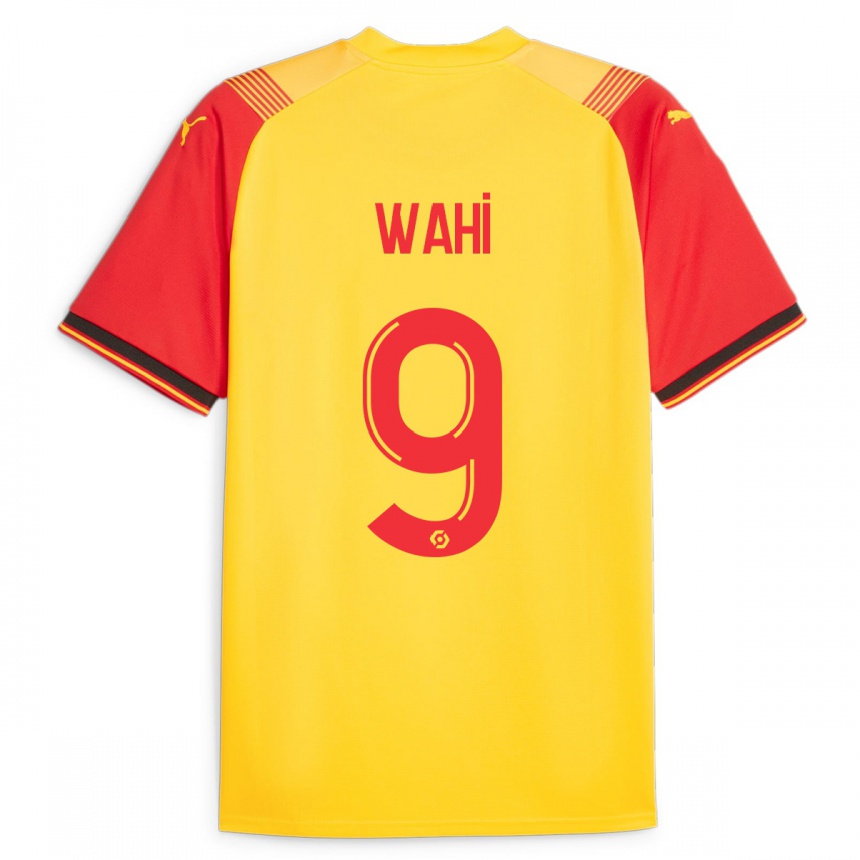 Niño Fútbol Camiseta Elye Wahi #9 Amarillo 1ª Equipación 2023/24