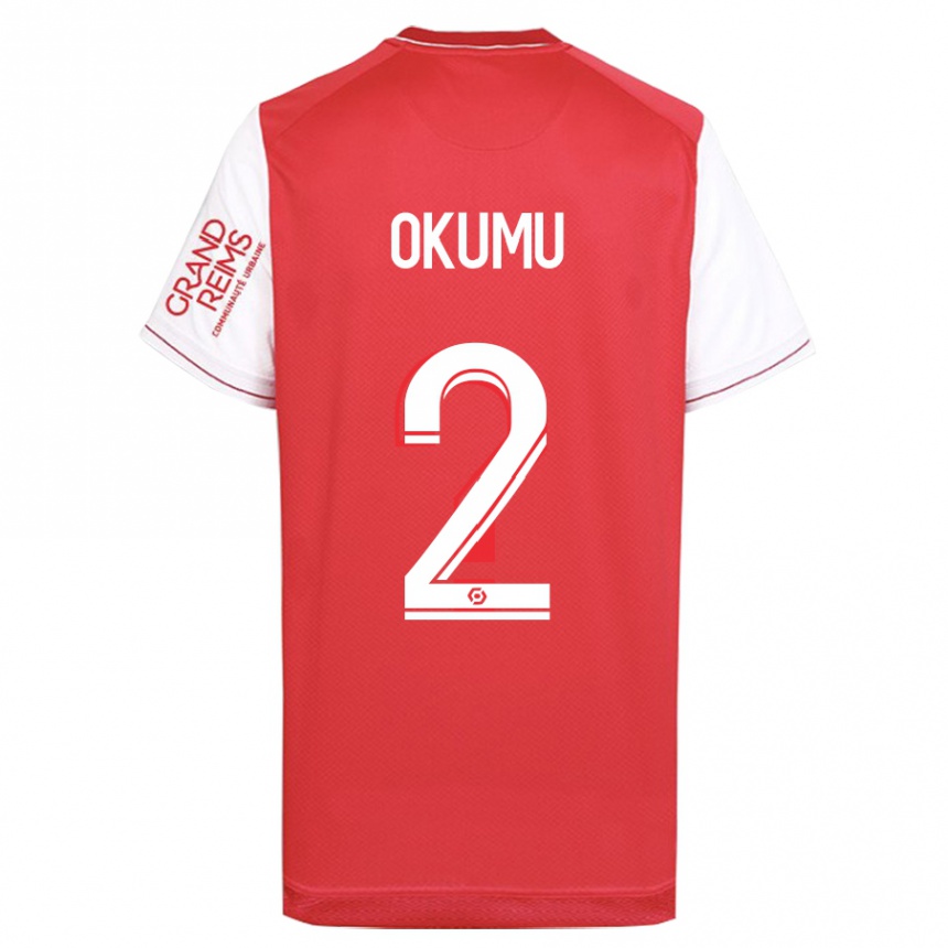 Niño Fútbol Camiseta Joseph Okumu #2 Rojo 1ª Equipación 2023/24