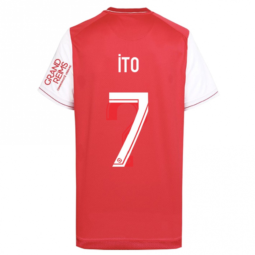 Niño Fútbol Camiseta Junya Ito #7 Rojo 1ª Equipación 2023/24