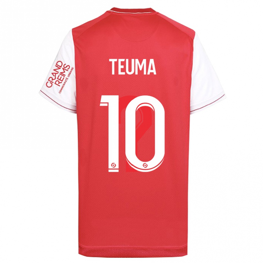 Niño Fútbol Camiseta Teddy Teuma #10 Rojo 1ª Equipación 2023/24