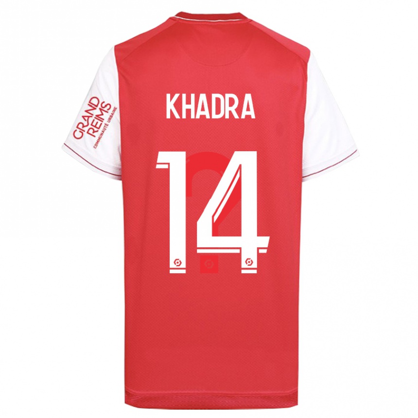 Niño Fútbol Camiseta Reda Khadra #14 Rojo 1ª Equipación 2023/24