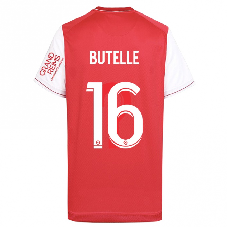 Niño Fútbol Camiseta Ludovic Butelle #16 Rojo 1ª Equipación 2023/24