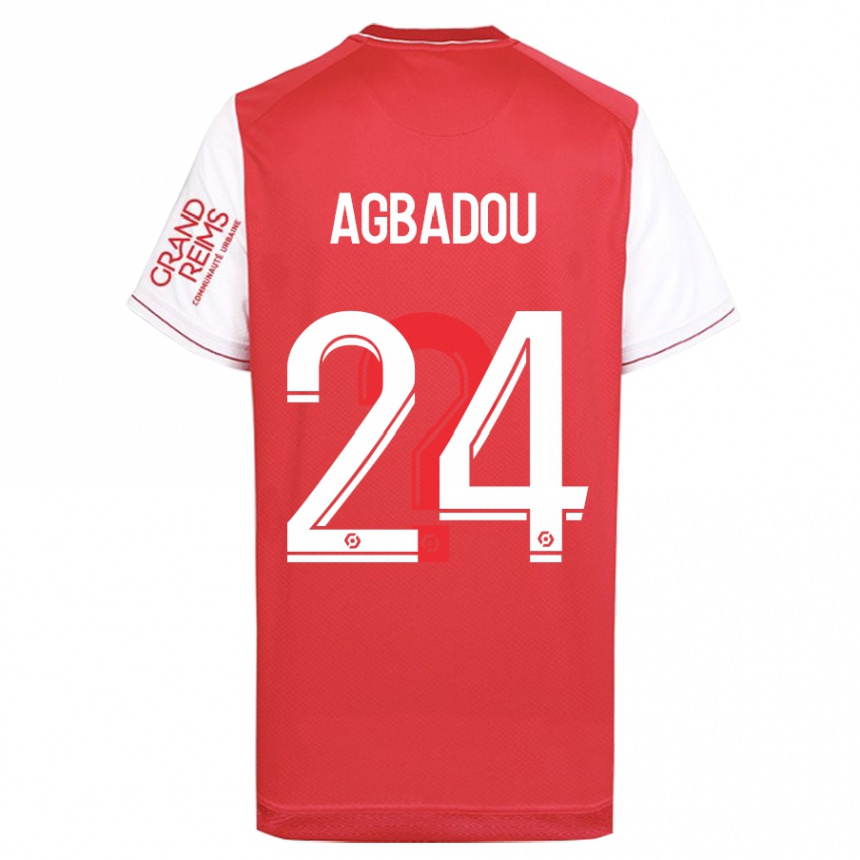 Niño Fútbol Camiseta Emmanuel Agbadou #24 Rojo 1ª Equipación 2023/24
